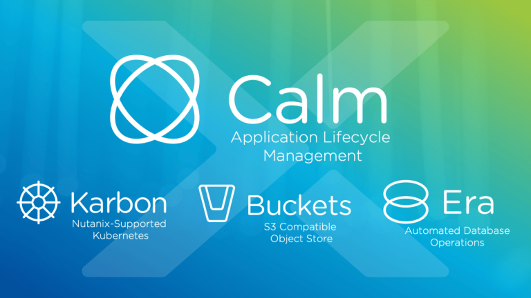 Nutanix – CALM (Self Service)