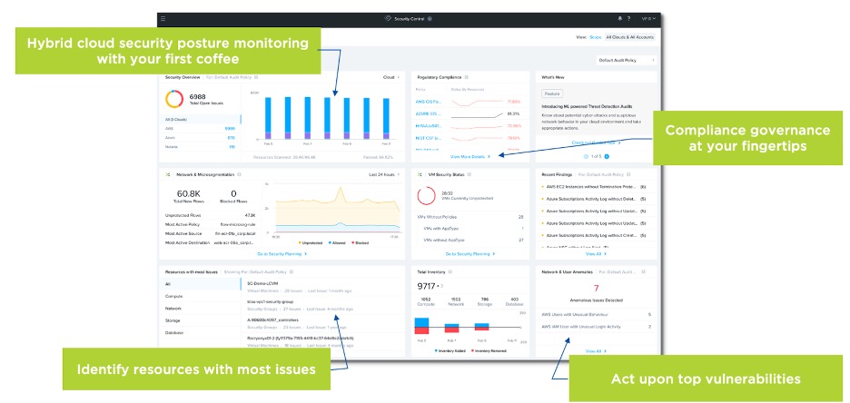 Flow Security Central de Nutanix